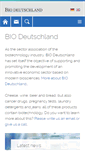 Mobile Screenshot of biodeutschland.org